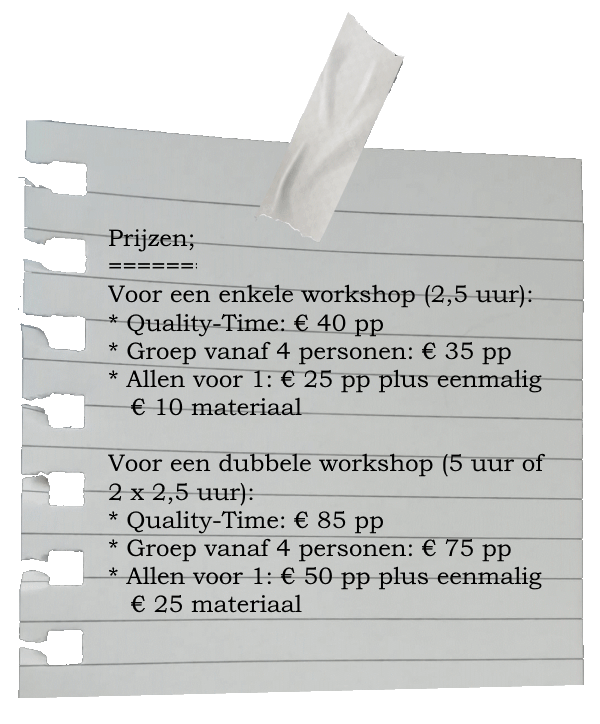 prijzen workshops